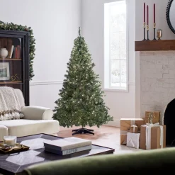 Online National Tree Company 6 ft. Pre-Lit Kincaid Spruce Tree with Clear Lights