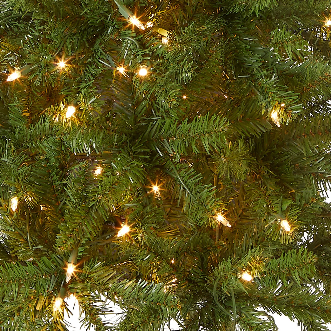 Online National Tree Company 4.5 ft. Pre-Lit Kingswood Fir Pencil Tree with Clear Lights