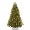 Online National Tree Company 7.5 ft. Pre-Lit Kingswood Fir Tree with PowerConnect Dual Color LED Lights