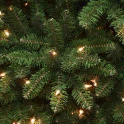 Outlet National Tree Company 7 ft. Pre-Lit Kingswood Fir Pencil Tree with Clear Lights