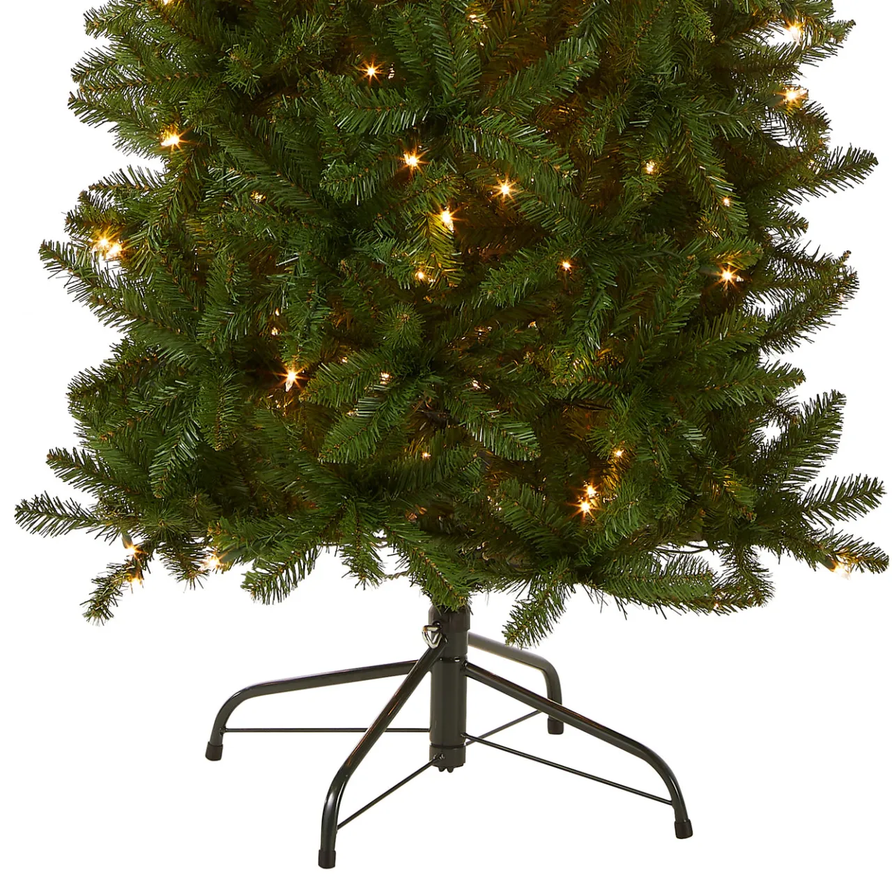 Hot National Tree Company 6.5 ft. Pre-Lit Kingswood Fir Pencil Tree with Clear Lights