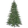 Clearance National Tree Company 7.5 ft. Pre-Lit Merryweather Fir Feel Real Tree with Clear Lights