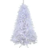 Clearance National Tree Company 9 ft. Pre-Lit Millville White Tree with PowerConnect Dual Color LED Lights