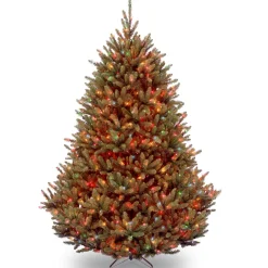 Sale National Tree Company 7.5 ft. Pre-Lit Natural Fraser Fir Tree with Multicolor Lights