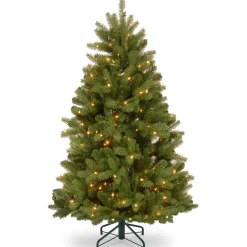 Discount National Tree Company 5 ft. Pre-Lit Newberry Spruce Tree with Clear Lights
