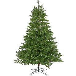 Sale National Tree Company 10 ft. Pre-lit Noble Fir Hinged Tree with Dual Color Lights