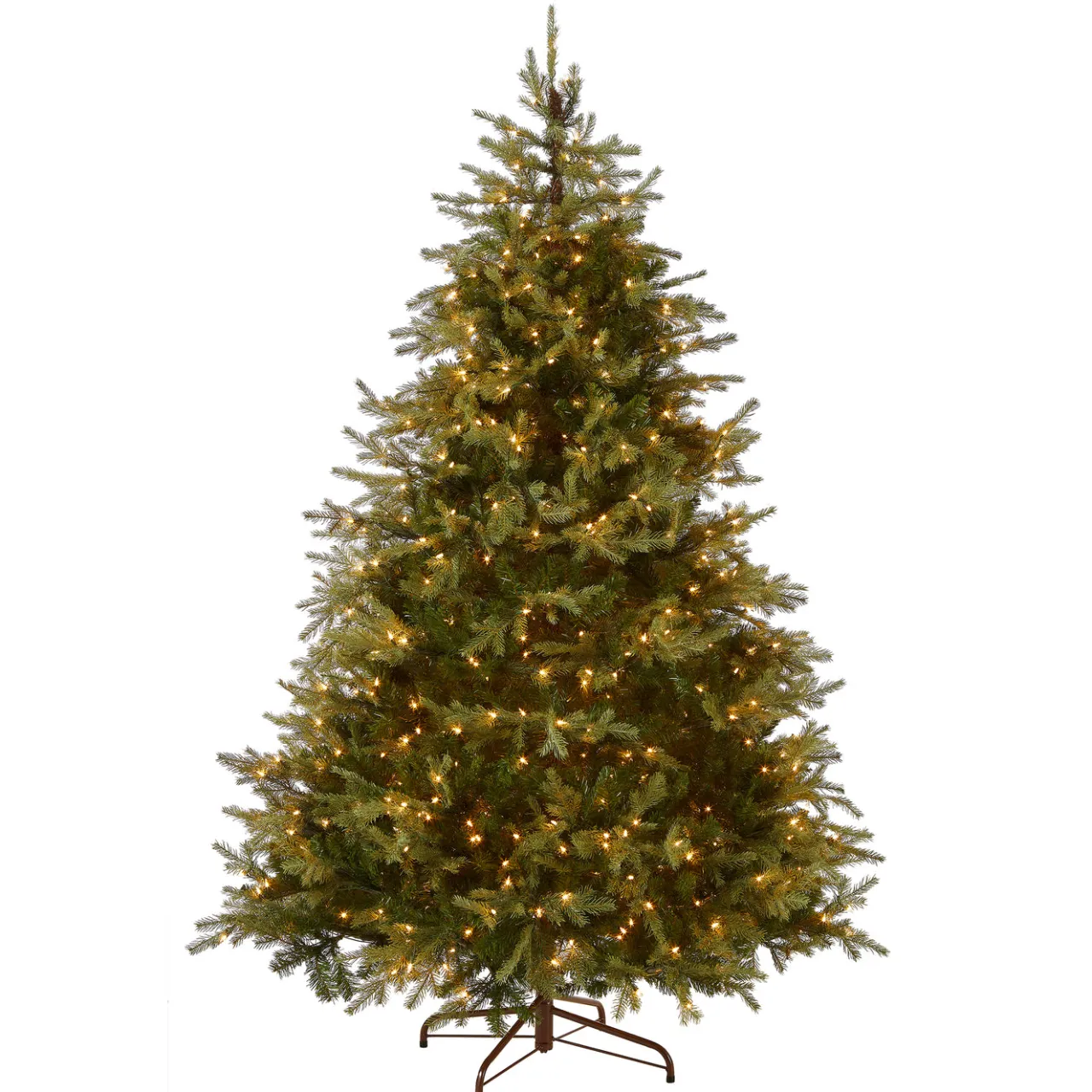 Sale National Tree Company 9 ft. Pre-Lit Nordic Spruce Medium Tree with Clear Lights