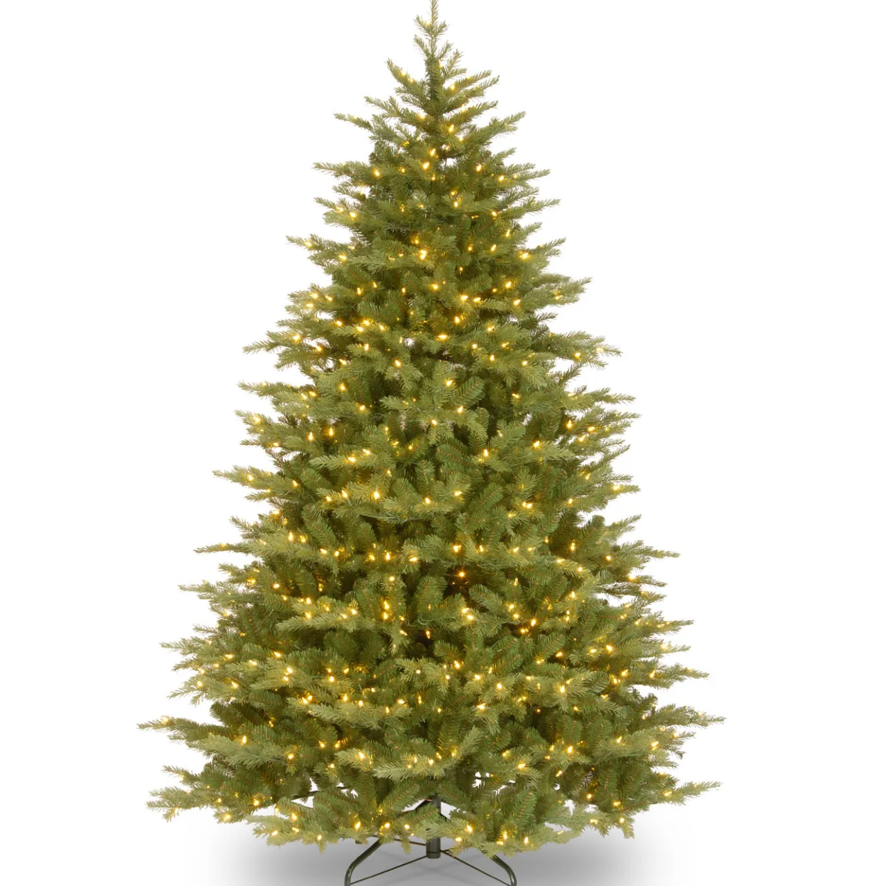 Sale National Tree Company 9 ft. Pre-Lit Nordic Spruce Medium Tree with Clear Lights