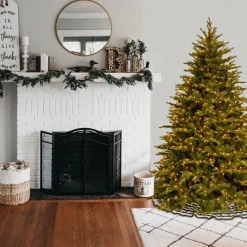 Best National Tree Company 6.5 ft. Pre-Lit Nordic Spruce Tree with Clear Lights