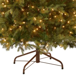 Sale National Tree Company 7.5 ft. Pre-Lit Nordic Spruce Slim Tree with Clear Lights
