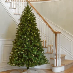 Online National Tree Company 7.5 ft. Pre-Lit North Valley Spruce Tree with PowerConnect Light Parade LED Lights