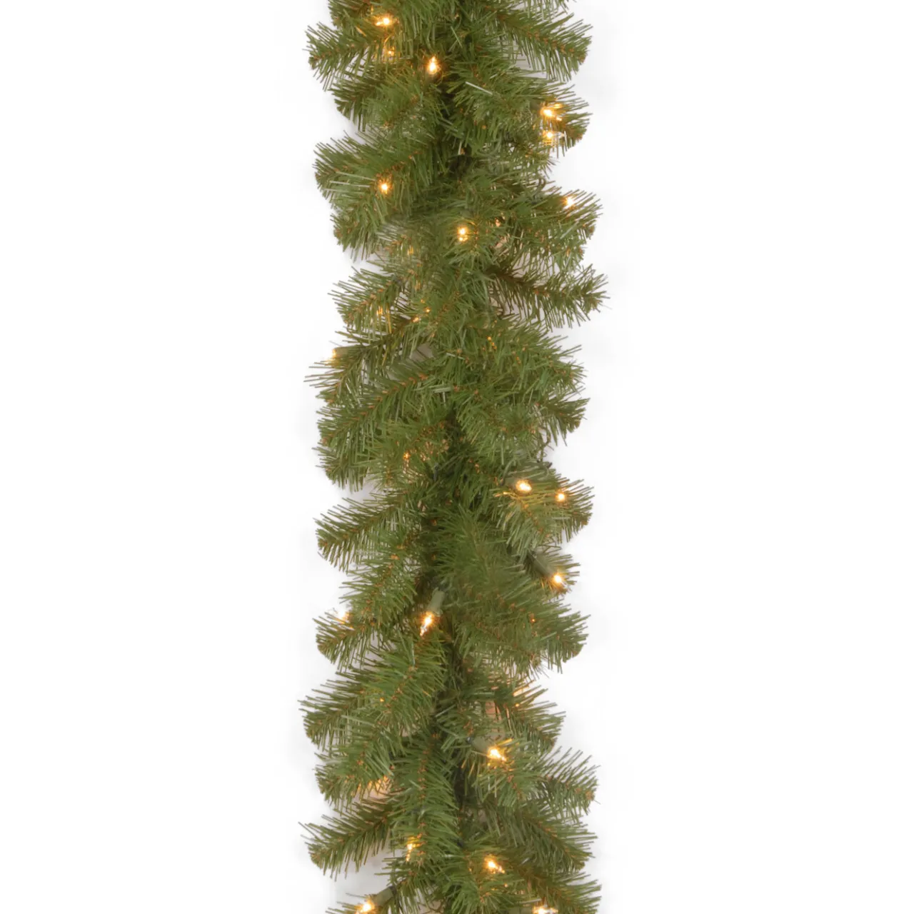 Hot National Tree Company 9 ft. Pre-Lit North Valley Spruce Garland with Dual Color LED Lights