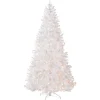 Hot National Tree Company 9 ft. Pre-Lit North Valley Spruce White Tree with Clear Lights