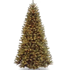 Sale National Tree Company 6 ft. Pre-Lit North Valley Spruce Tree with Clear Lights