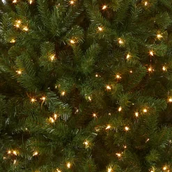 Online National Tree Company 6.5 ft. Pre-Lit North Valley Spruce Tree with Clear Lights