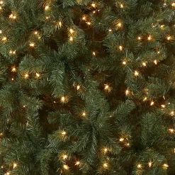 Best National Tree Company 7.5 ft. Pre-Lit North Valley Spruce Blue Tree with Clear Lights