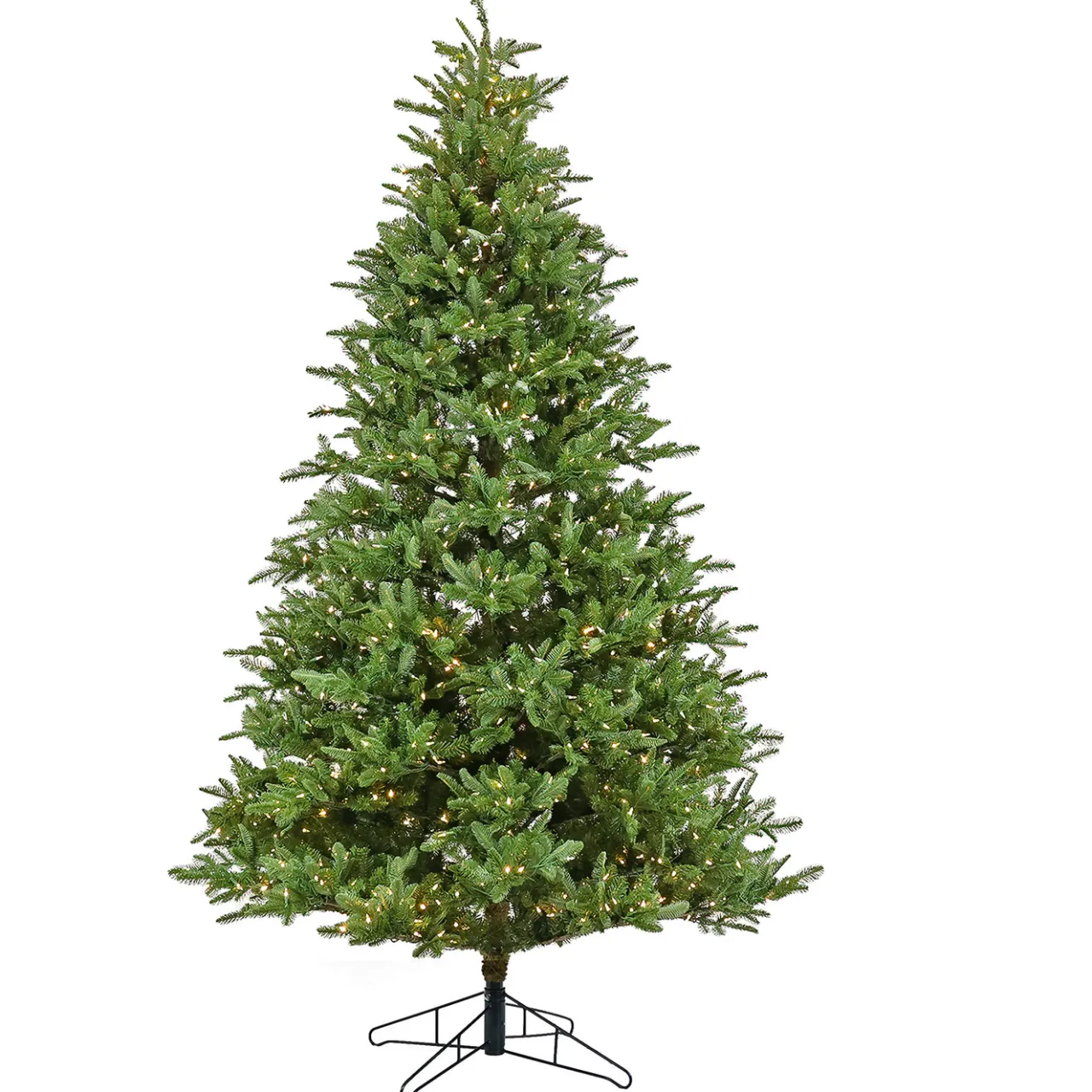 Hot National Tree Company 10 ft. Pre-Lit Norway Spruce Hinged Tree with Warm White LED Lights