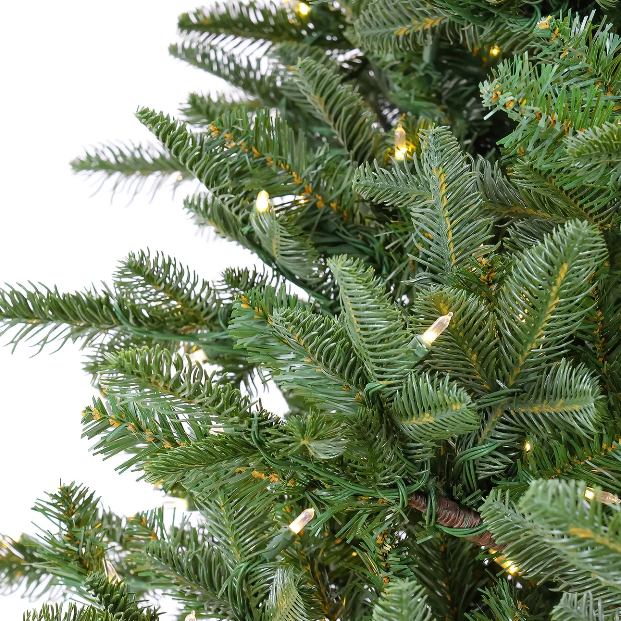 Hot National Tree Company 10 ft. Pre-Lit Norway Spruce Hinged Tree with Warm White LED Lights