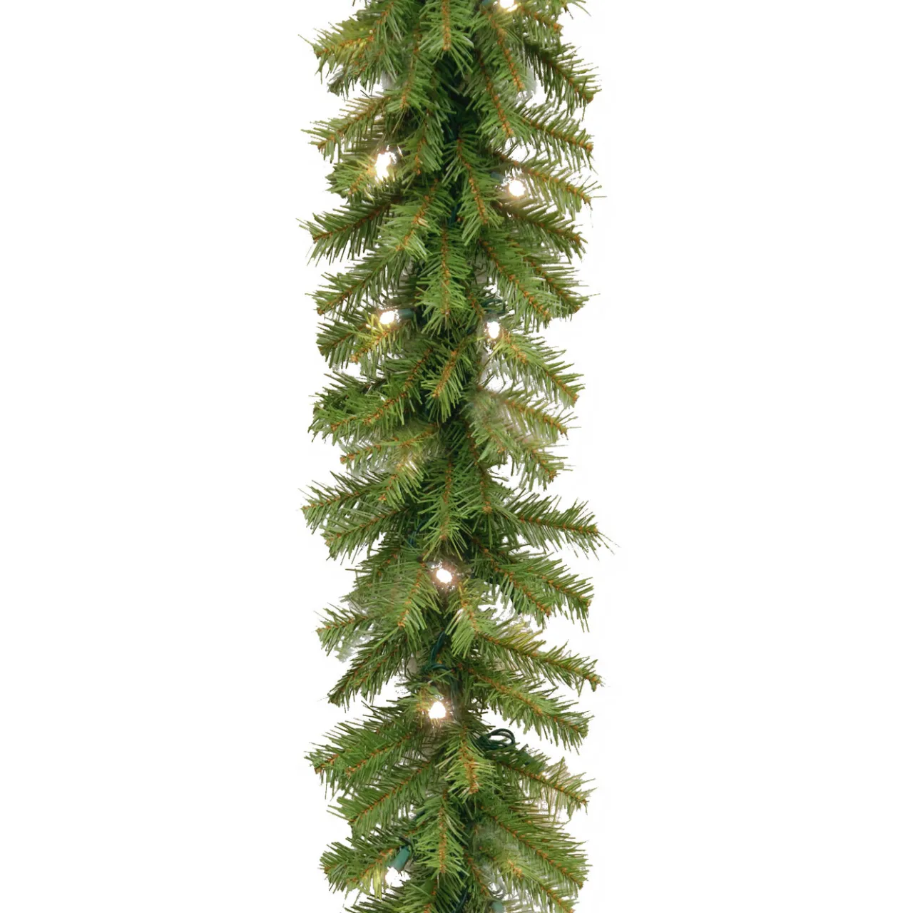 Discount National Tree Company 9 ft. Pre-Lit Norwood Fir Garland with Twinkly LED Lights