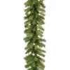 Best National Tree Company 9 ft. Pre-Lit Norwood Fir Garland with LED Lights
