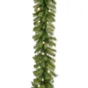 Outlet National Tree Company 9 ft. Pre-Lit Norwood Fir Garland with Warm White LED Lights