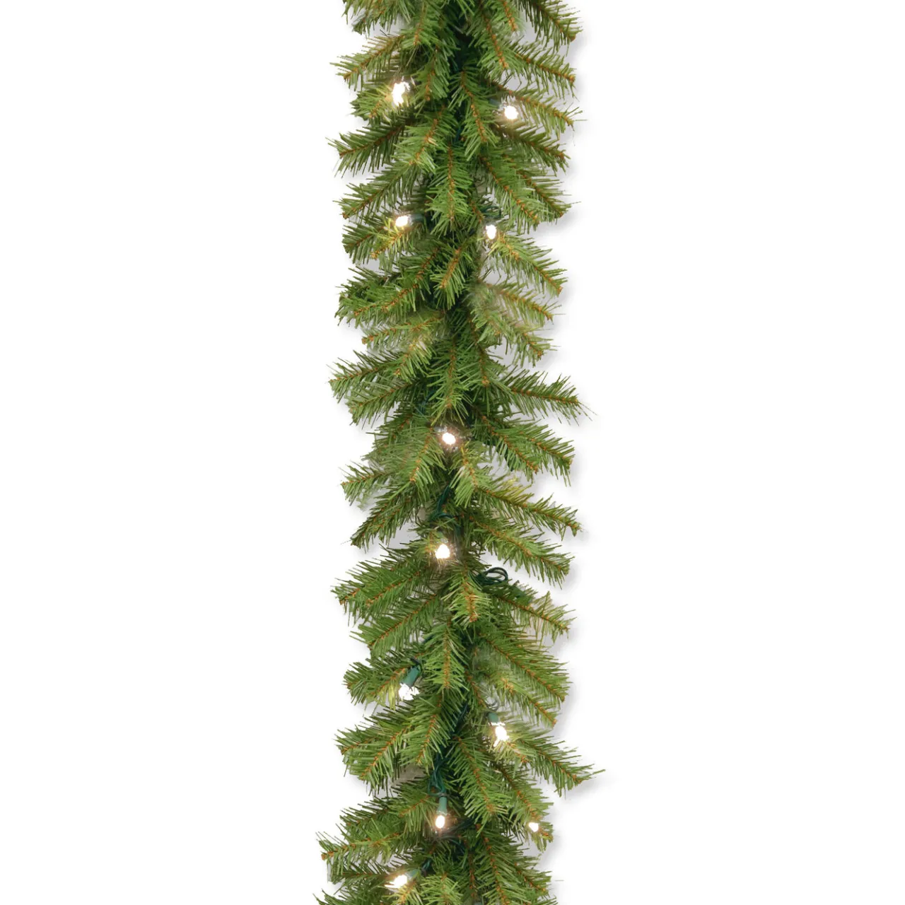 Outlet National Tree Company 9 ft. Pre-Lit Norwood Fir Garland with Warm White LED Lights