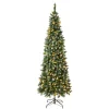 National Tree Company 7.5 ft. Pre-Lit Oakley Hills Slim Tree with LED Lights