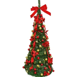 Discount National Tree Company 6 ft. Pre-Lit Party Pop-Up Tree