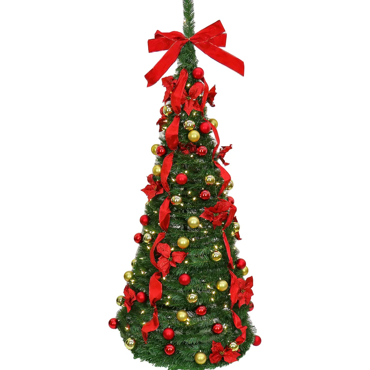 Discount National Tree Company 6 ft. Pre-Lit Party Pop-Up Tree
