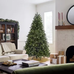 Outlet National Tree Company 7.5 ft. Pre-Lit Princeton Fraser Fir Tree with PowerConnect and 800 Dual Color LED Lights