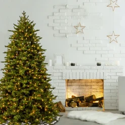 National Tree Company 7.5 ft. Pre-Lit Princeton Fraser Fir Tree with PowerConnect and 1000 Dual Color LED Lights