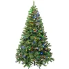Online National Tree Company 6 ft. Pre-Lit Sagamore Tree with Multi LED Lights