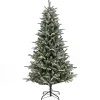 Sale National Tree Company 6 ft. Pre-Lit Snowy Libby Fir Tree with LED Lights
