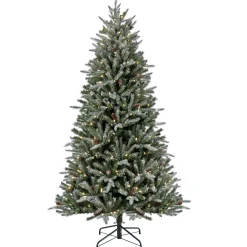 Best National Tree Company 7 ft. Pre-Lit Snowy Olallie Pine Tree with LED Lights