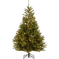 Discount National Tree Company 7.5 ft. Pre-Lit Topeka Spruce Tree with Clear Lights
