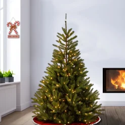 Sale National Tree Company 6.5 ft. Pre-Lit Topeka Spruce Tree with Clear Lights