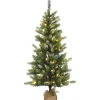 Hot National Tree Company 4.5 ft. Pre-Lit Trinity Spruce Tree with LED Lights