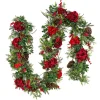 Outlet National Tree Company 9 ft. Pre-Lit Vienna Waltz Decorated Garland with LED Lights