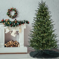 National Tree Company 7.5 ft. Pre-Lit Wenatchee Fir Tree with LED Lights