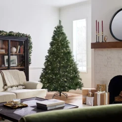 Best National Tree Company 7.5 ft. Pre-Lit Winchester Pine Tree with Clear Lights