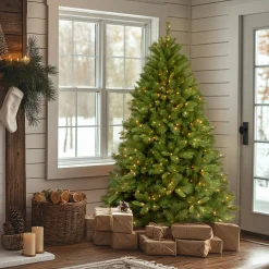 Clearance National Tree Company 6 ft. Pre-Lit Winchester Pine Tree with Clear Lights