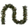 Outlet National Tree Company 9 ft. Pre-Lit Wispy Willow Garland with Clear Lights