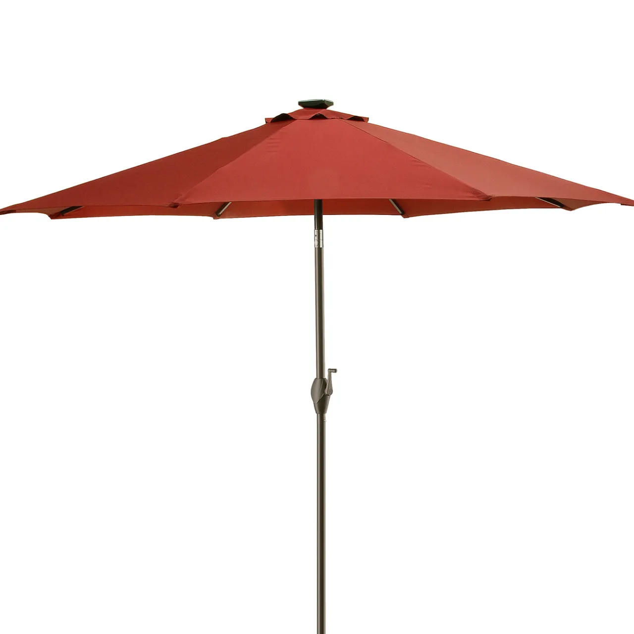 Sale National Tree Company 9 ft. Red Umbrella with Solar Power LED Lights