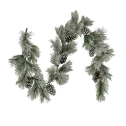 New National Tree Company 7 ft. Snowy Pine Plastic Garland