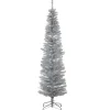 Outlet National Tree Company 6 ft. Tinsel Collection Silver Tree