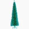 Clearance National Tree Company 6 ft. Tinsel Collection Turquoise Tree