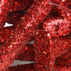 Hot National Tree Company 6 ft. Valentine's Banner Decorated with Red Glitter