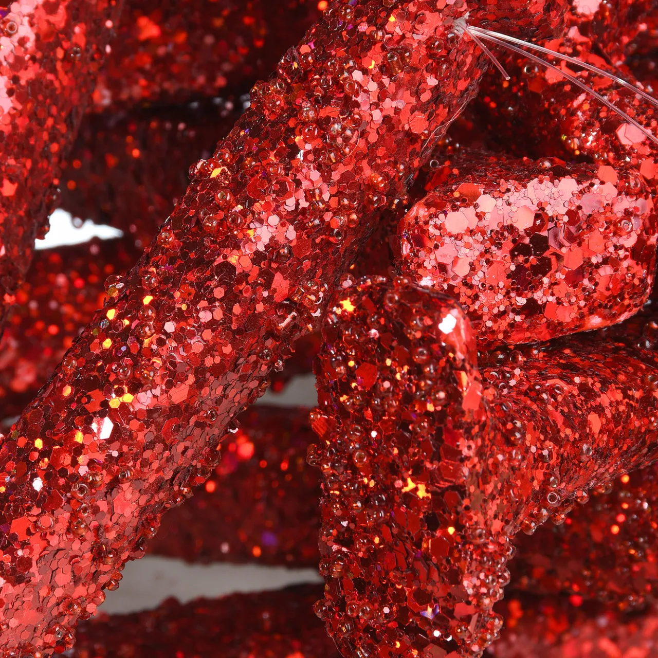 Hot National Tree Company 6 ft. Valentine's Banner Decorated with Red Glitter
