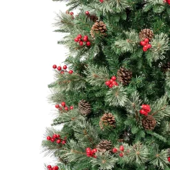 Sale National Tree Company 7.5 ft. Virginia Pine Mixed Feel Real Slim Tree