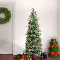Clearance National Tree Company 6 ft. Virginia Pine Mixed Slim Tree